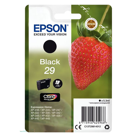 Epson 29 - Noire - Fraise