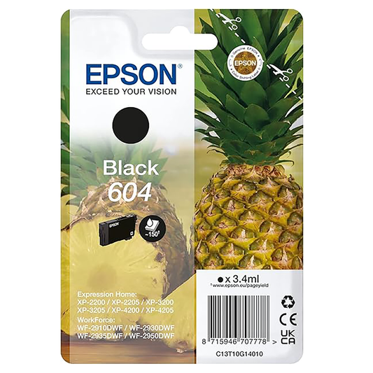 Epson 604 - Noire - Ananas