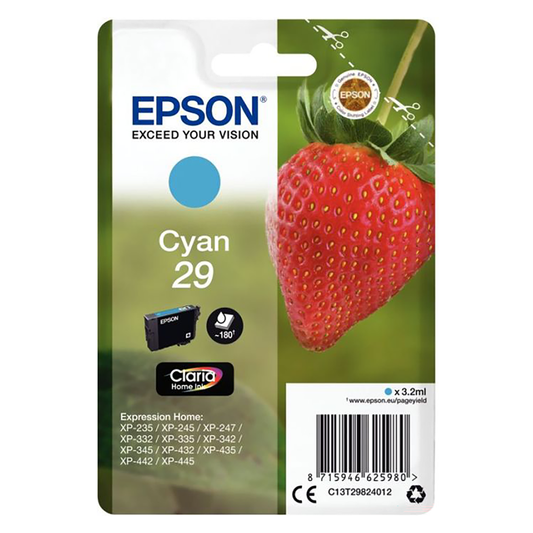 Epson 29 - Cyan - Fraise