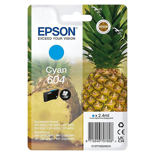 Epson 604 - Bleu - Ananas