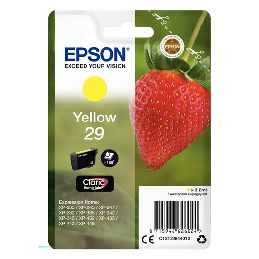 Epson 29 - Jaune - Fraise